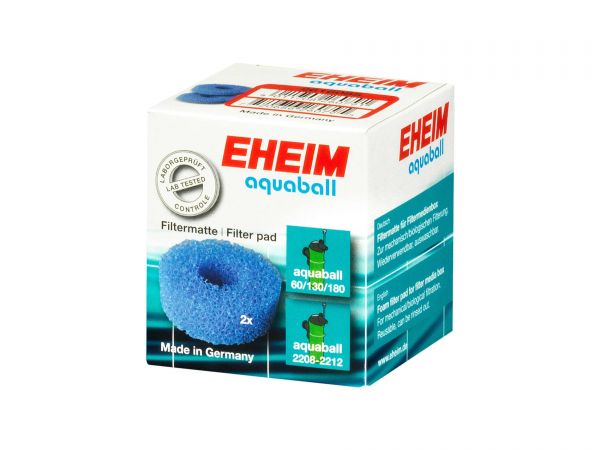 Eheim Filtermatte, 2x f. aquaball 2208-2212 & 60/130/180